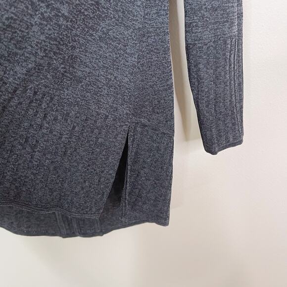 Exclusively Misook Cardigan Long Sleeve Sweater Heather Gray XSmall Petite XSP - Picture 7 of 9